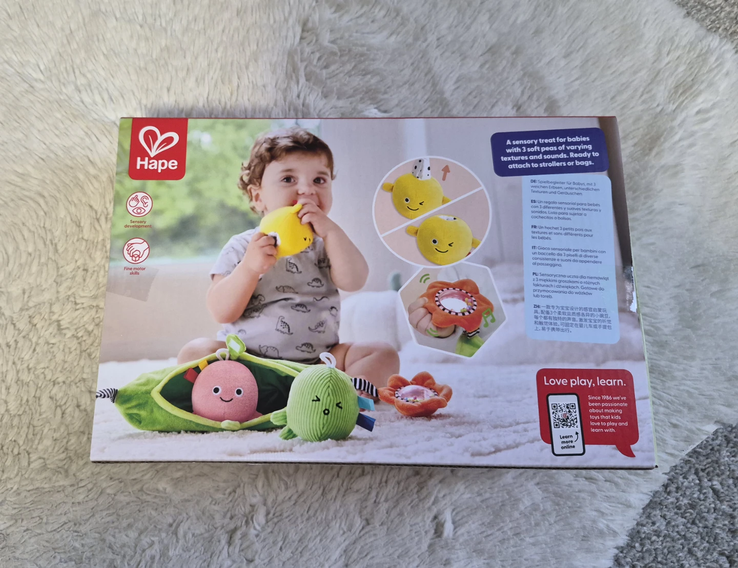 Hape Pea Pod Pals Sensory Toy - photo 2