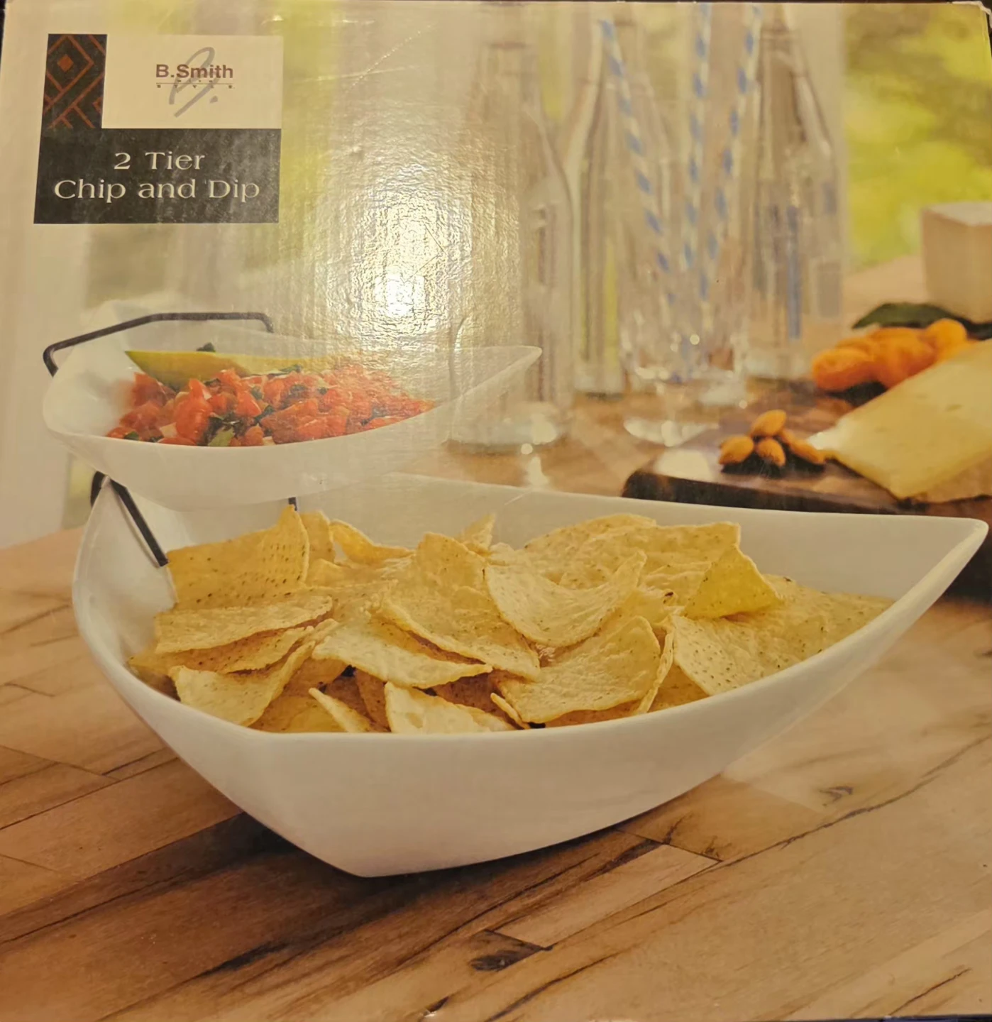 B. Smith 2 Tier Chip and Dip Server