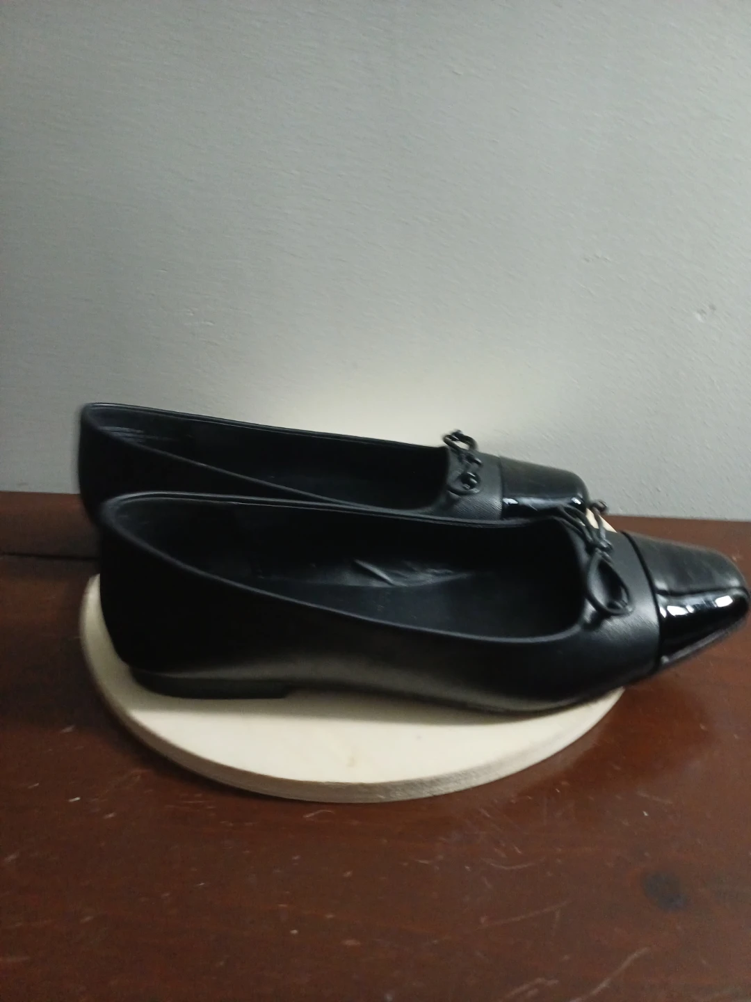 Steve Madden Black Ballet Flats with Bow Detail - photo 3