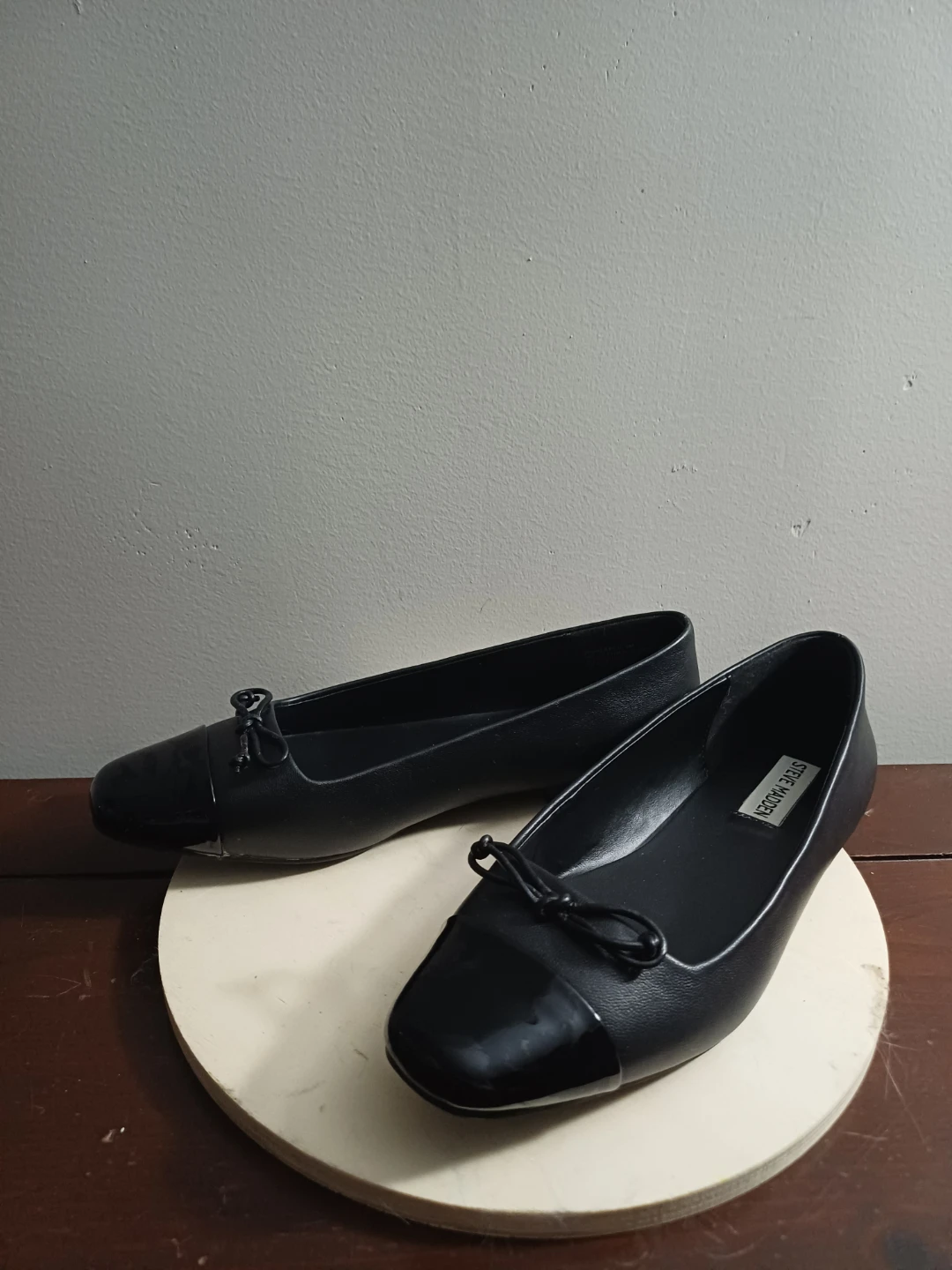 Steve Madden Black Ballet Flats with Bow Detail - photo 5