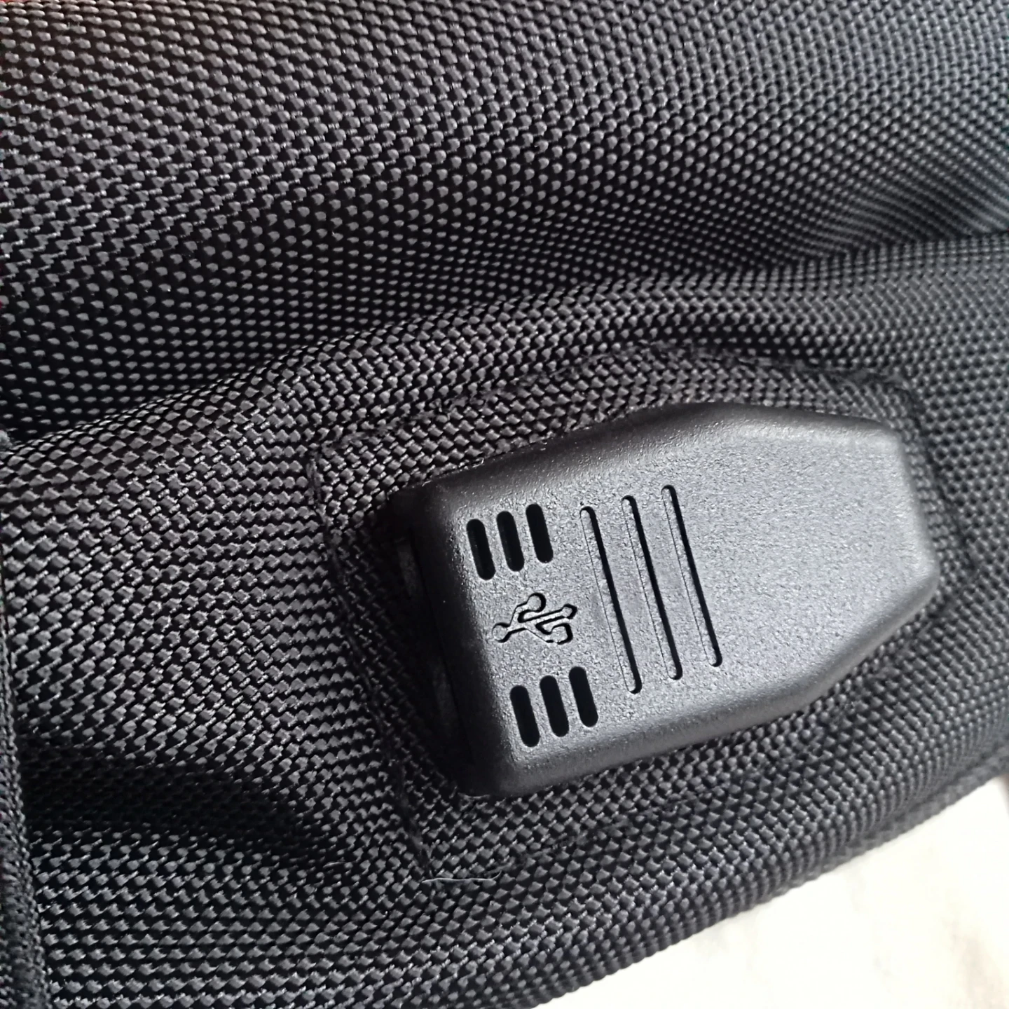 Black Laptop Backpack with USB Port - photo 3