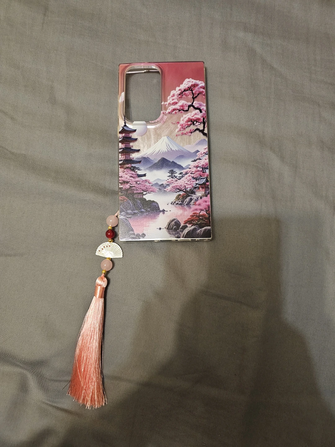 Phone Case with Japanese Landscape Design