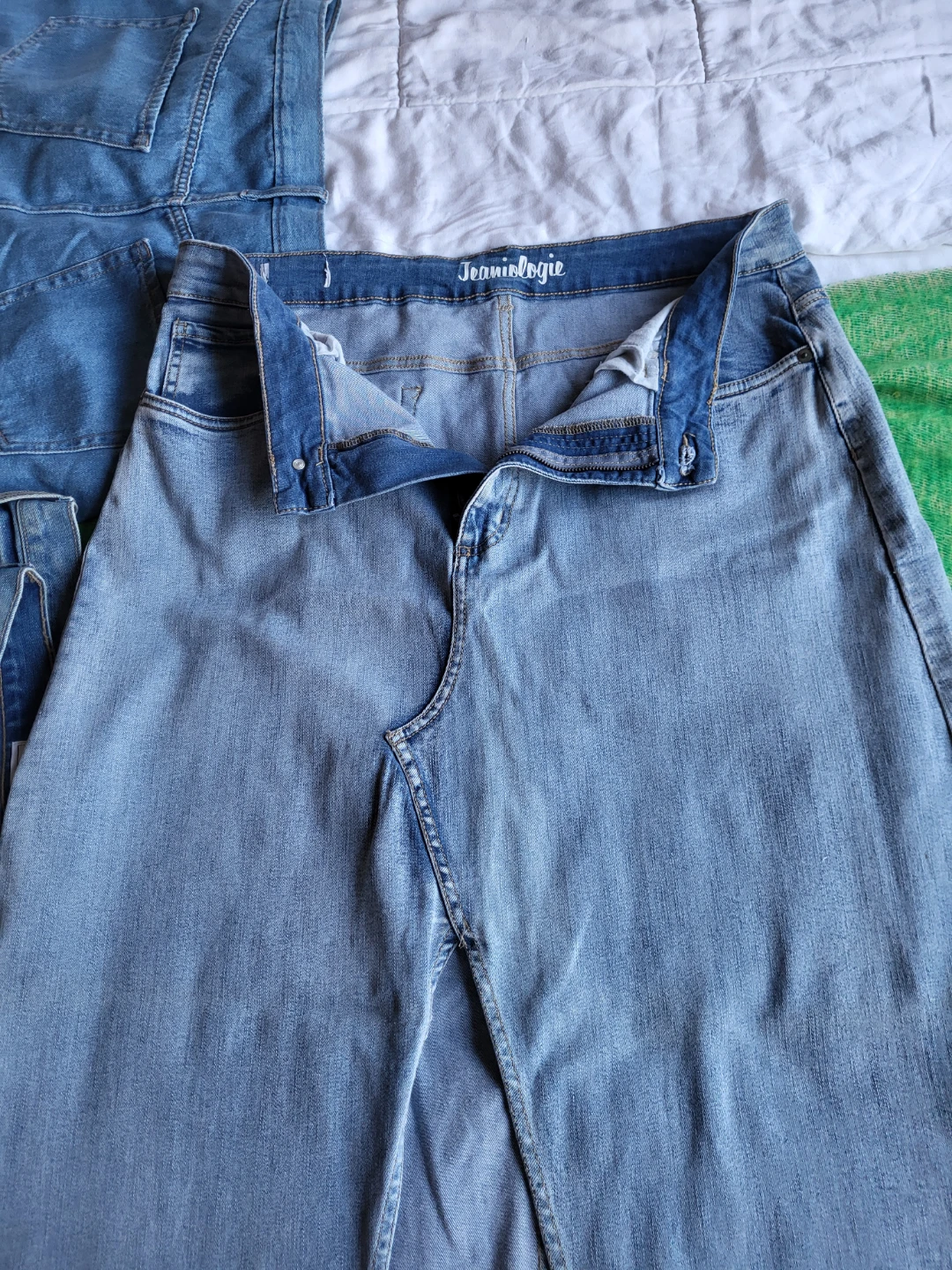 Jeanologie Denim Midi Skirt