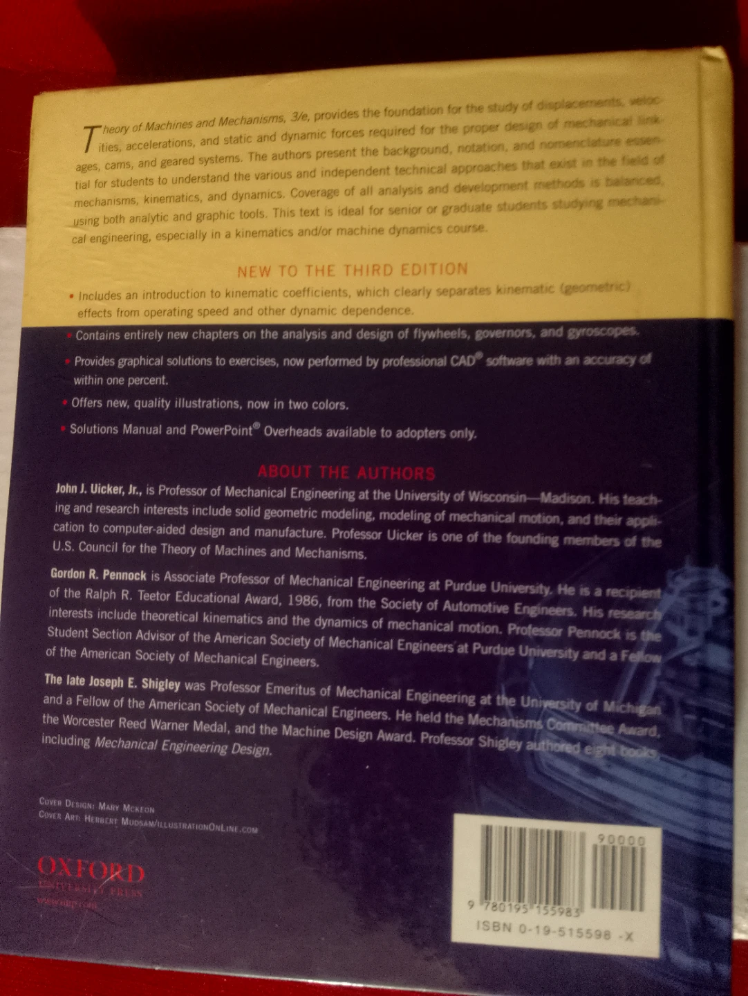 Theory of Machines and Mechanisms 3rd Edition Textbook - photo 2
