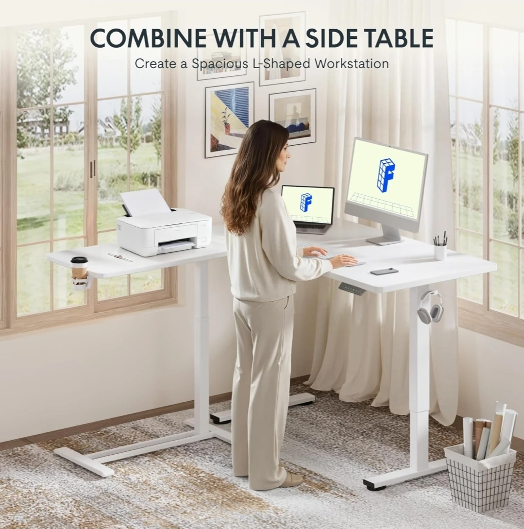 FlexiSpot White Standing Desk - 31.5" W x 17.7" D - photo 5
