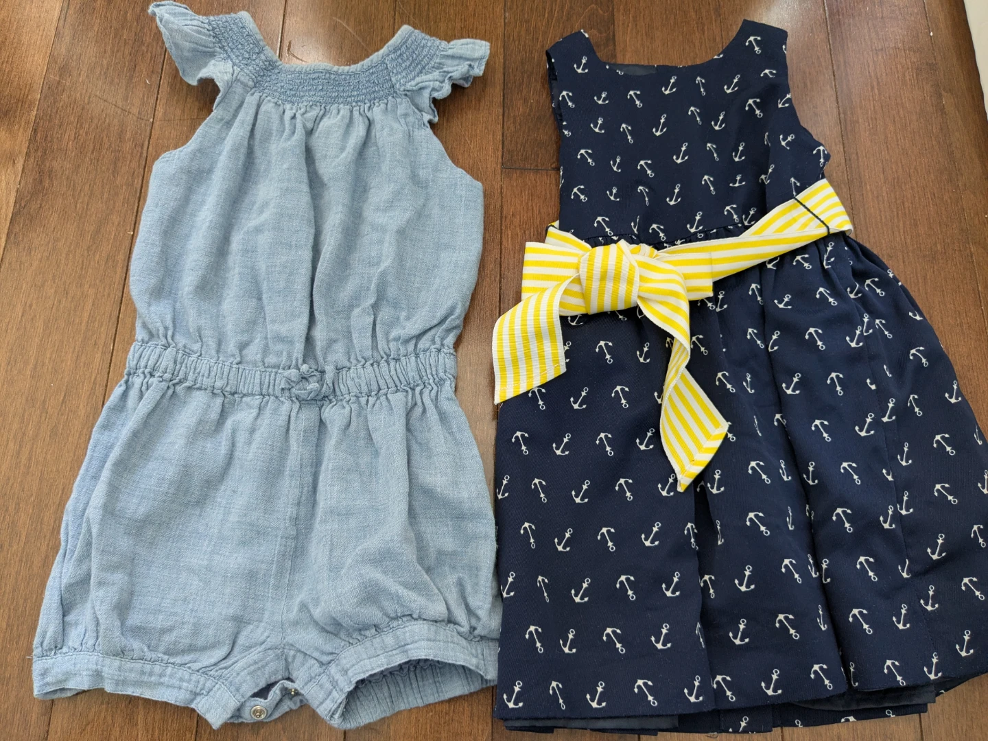 Ralph Lauren Baby Girl Romper and Dress Set - 12M and 18M