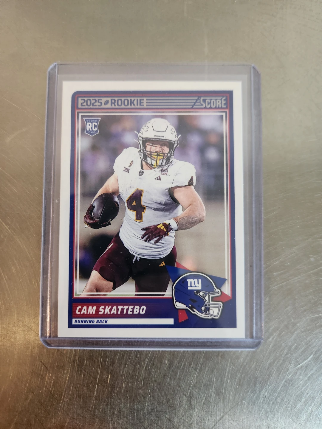 2025 Panini Score Football Cam Skattebo RC Rookie Card