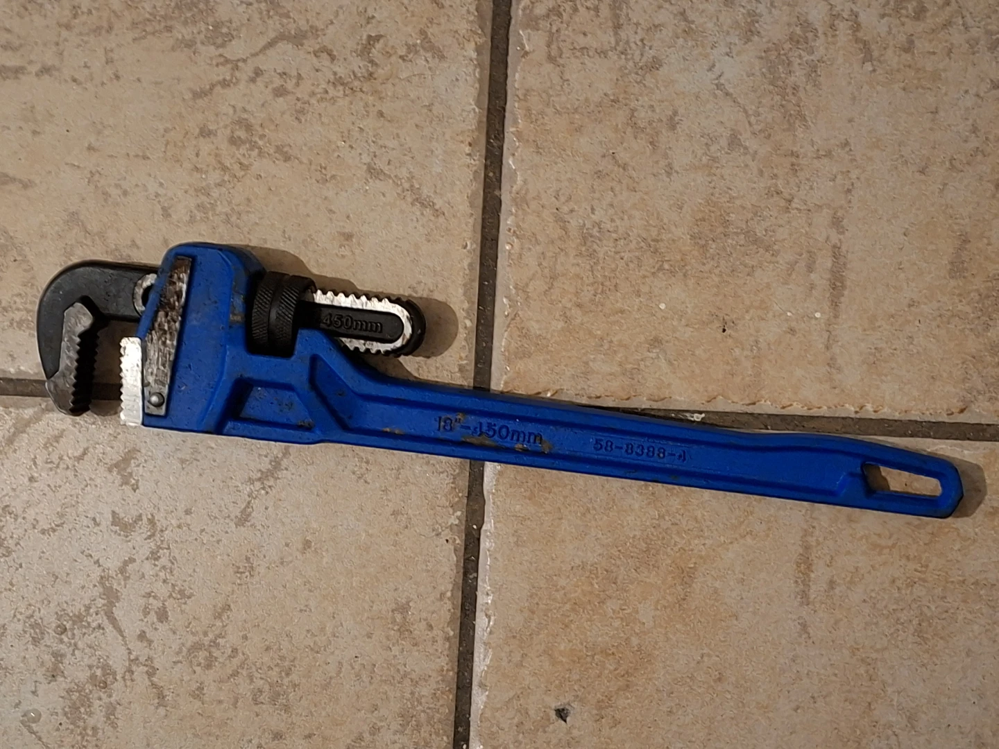 18" Blue Pipe Wrench🏆