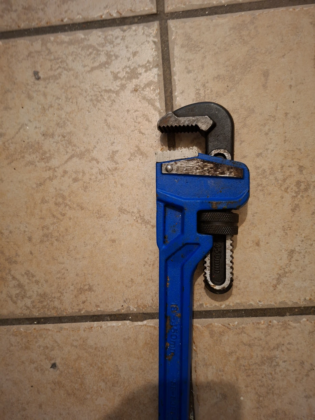 18" Blue Pipe Wrench🏆 - photo 2