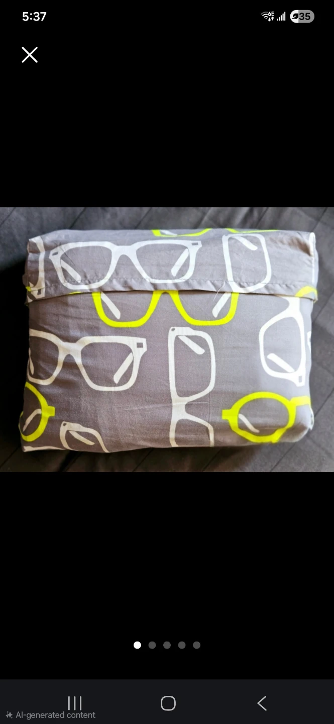 Target Canada Full/Queen Duvet Set - Glasses Print 🧡