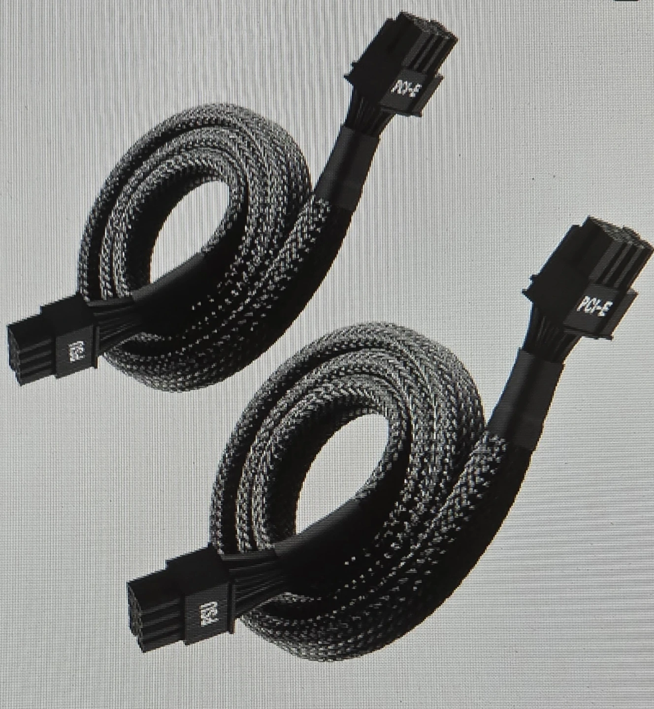 Various Modular Power Supply cables and adapters