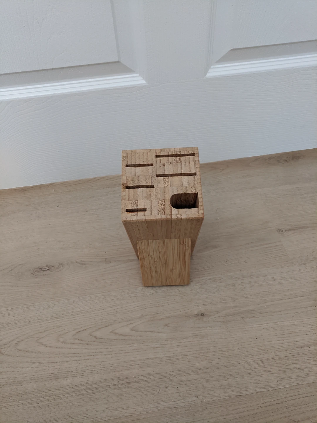 IKEA HYVLA Bamboo Knife Block - photo 3