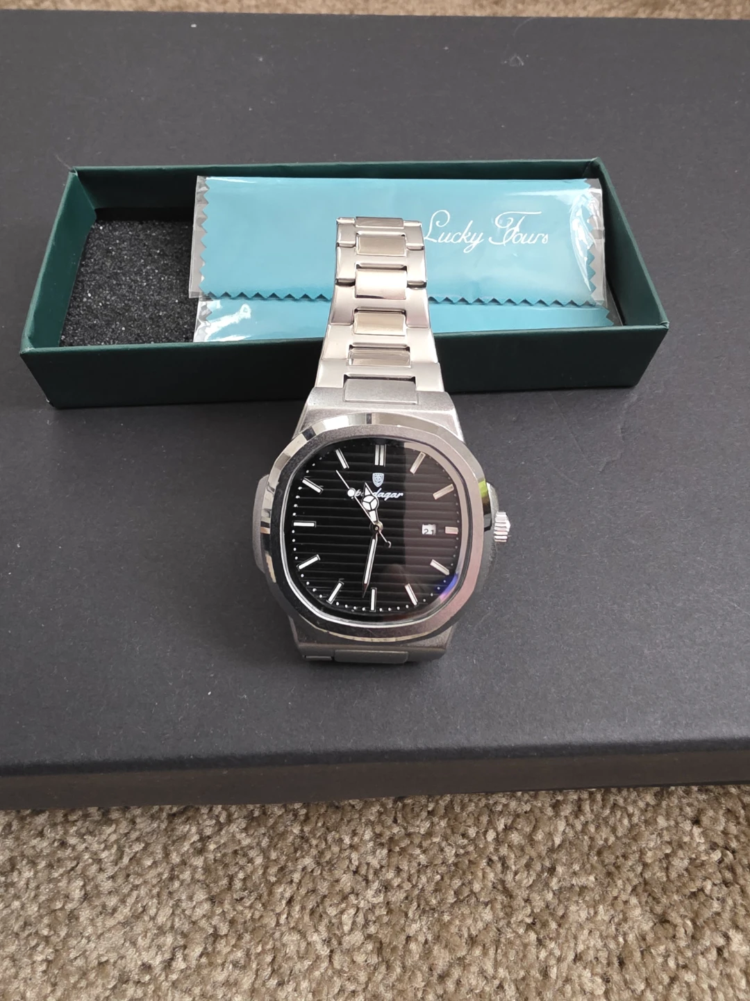 Lucky Fours Automatic Watch - Black Dial