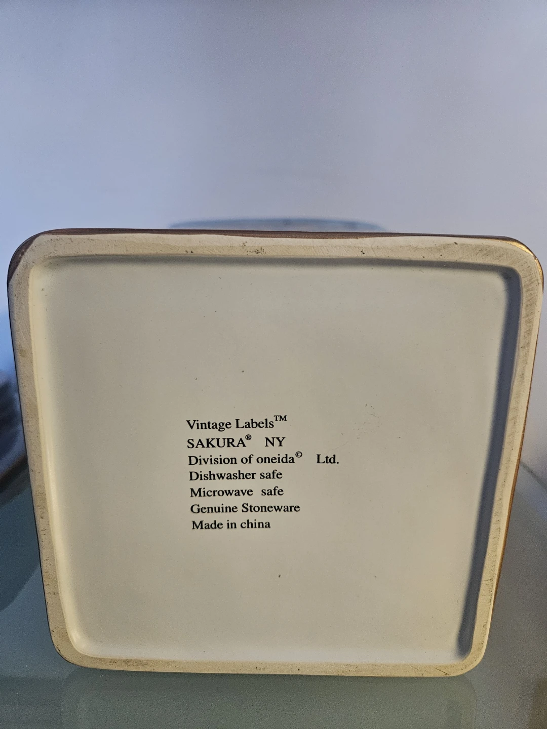 Sakura Jack & Jill Vintage Labels Ceramic Canister - photo 3