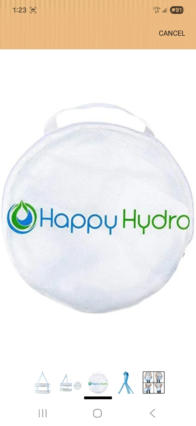 Happy Hydro - Hanging Drying Rack - 2 Tiers Collapsible - photo 2