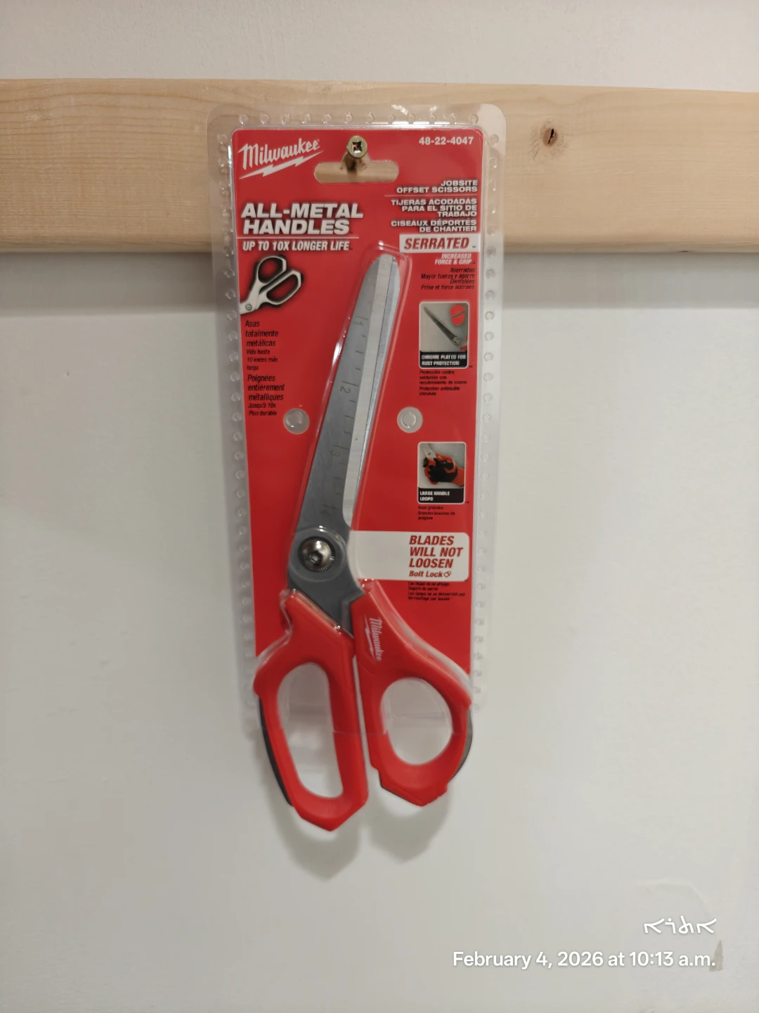 Milwaukee All-Metal Offset Jobsite Scissors