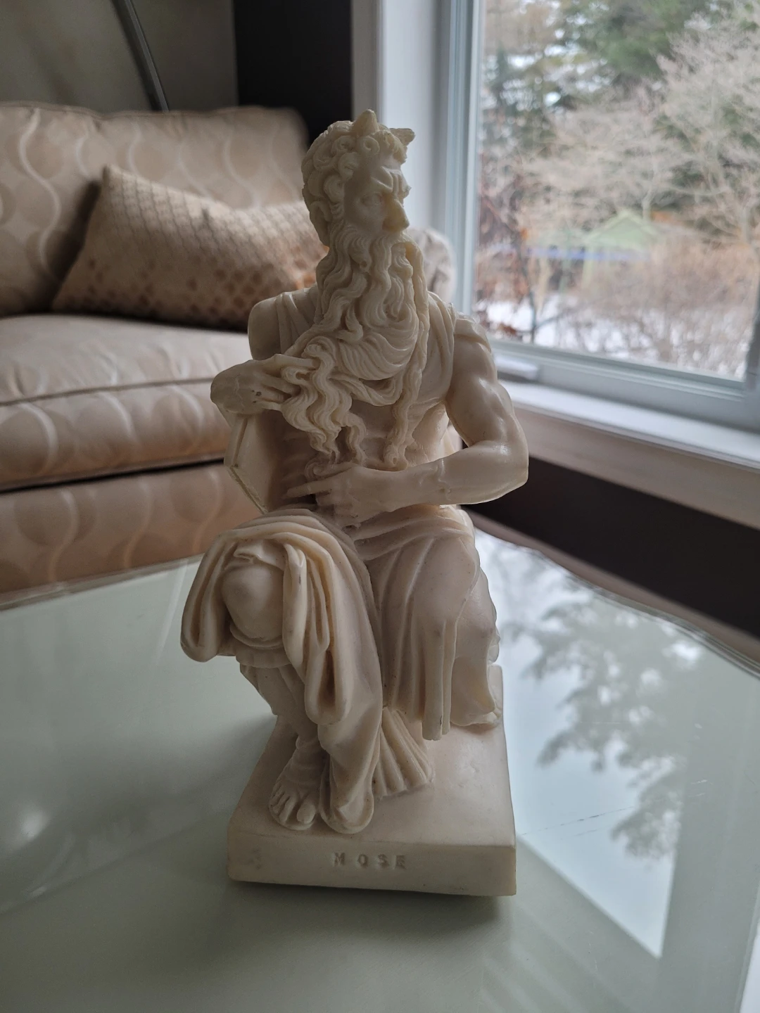 Vintage Statue of Moses