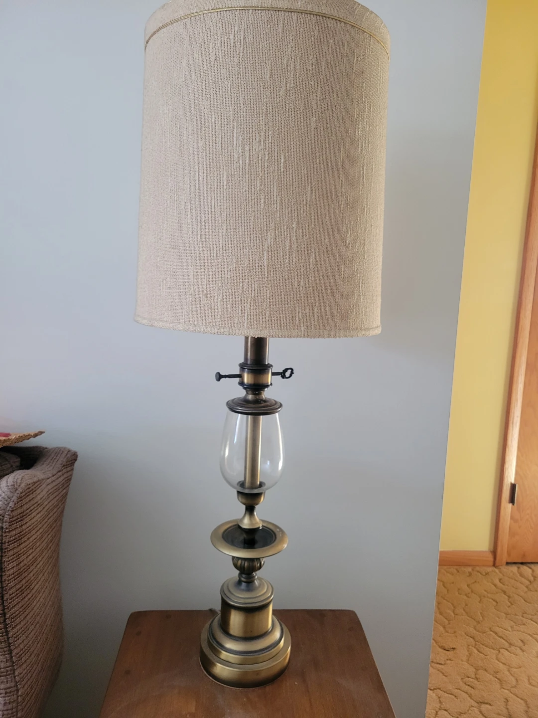 2 Vintage Brass Table Lamps (Pair ) - photo 2