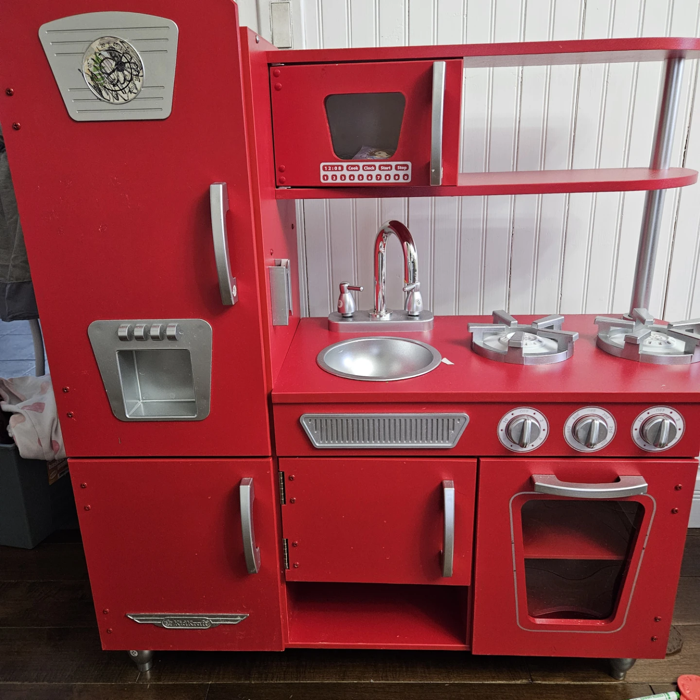 KidKraft Red Wooden Play Kitchen