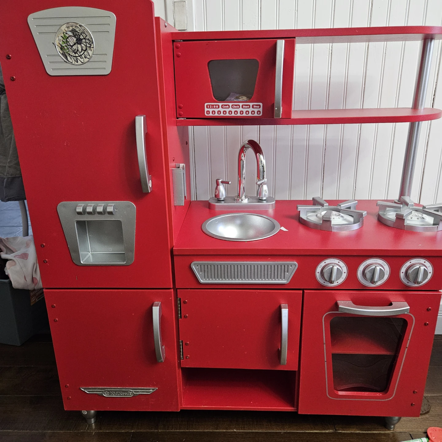 KidKraft Red Wooden Play Kitchen - photo 3