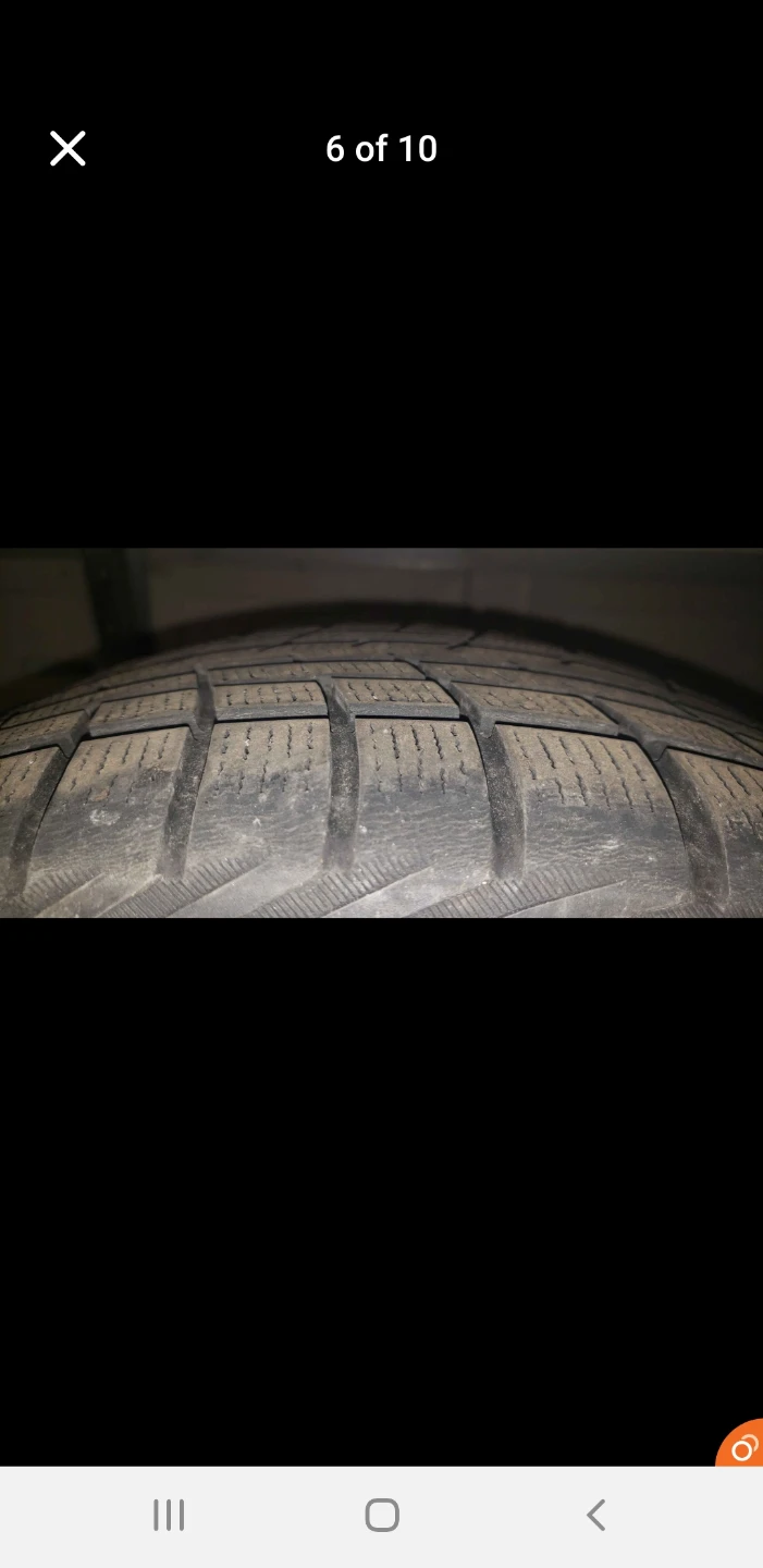 Set of 4 winter tires and rims (225/55R17) - photo 3