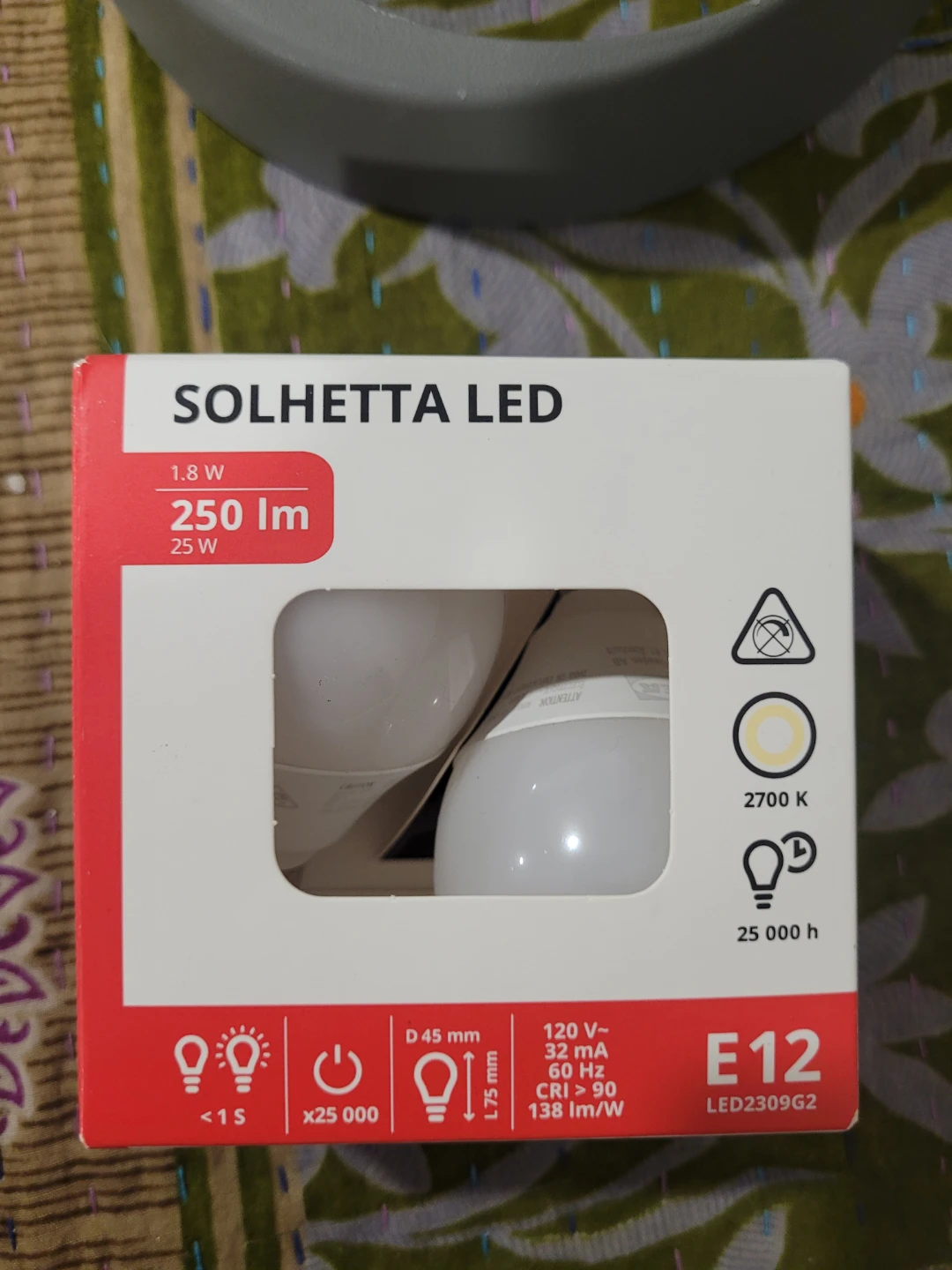 IKEA SOLHETTA LED Lamp + 2 New Bulbs (Lowest Price I'm Going) - photo 3