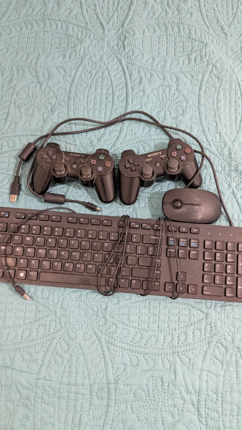 Sony PlayStation DualShock 2 Controllers, Keyboard & Mouse