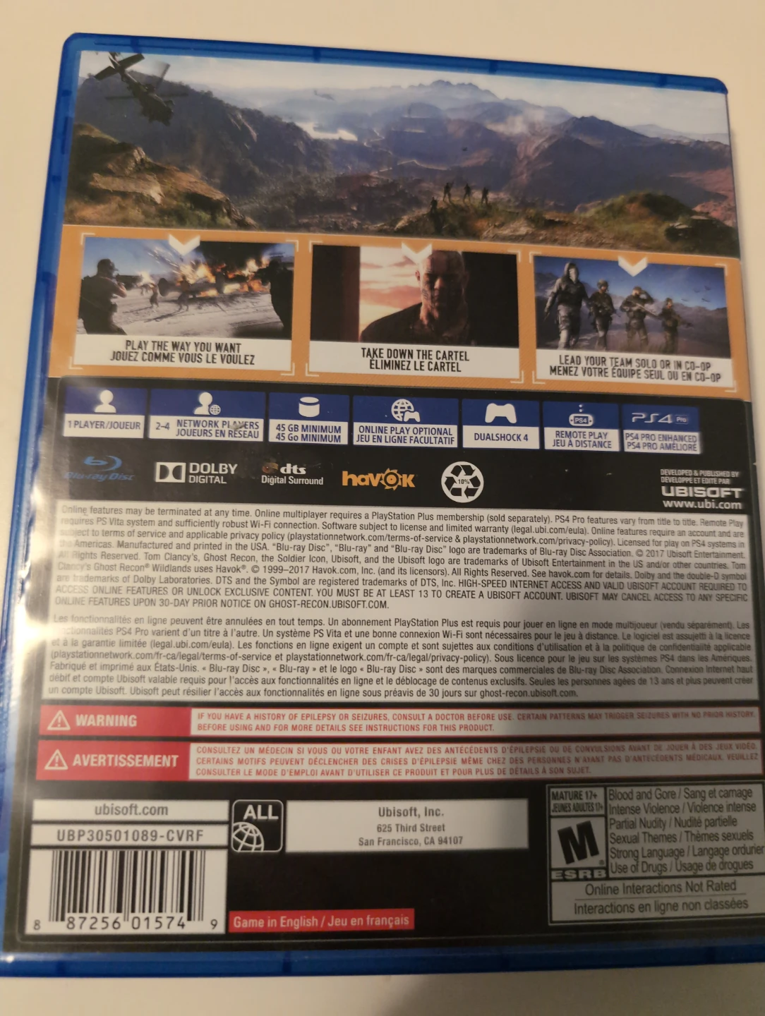 Tom Clancy's Ghost Recon Wildlands PS4 Game - photo 2