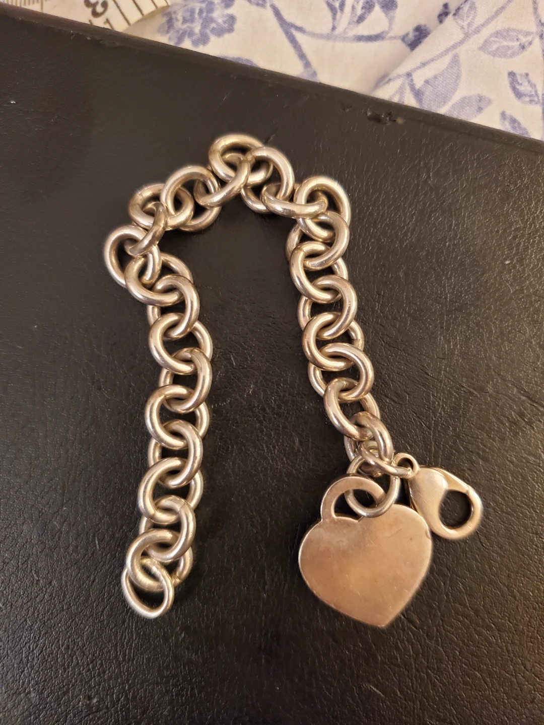 Tiffany & Co. Sterling Silver Heart Tag Charm Bracelet - photo 3