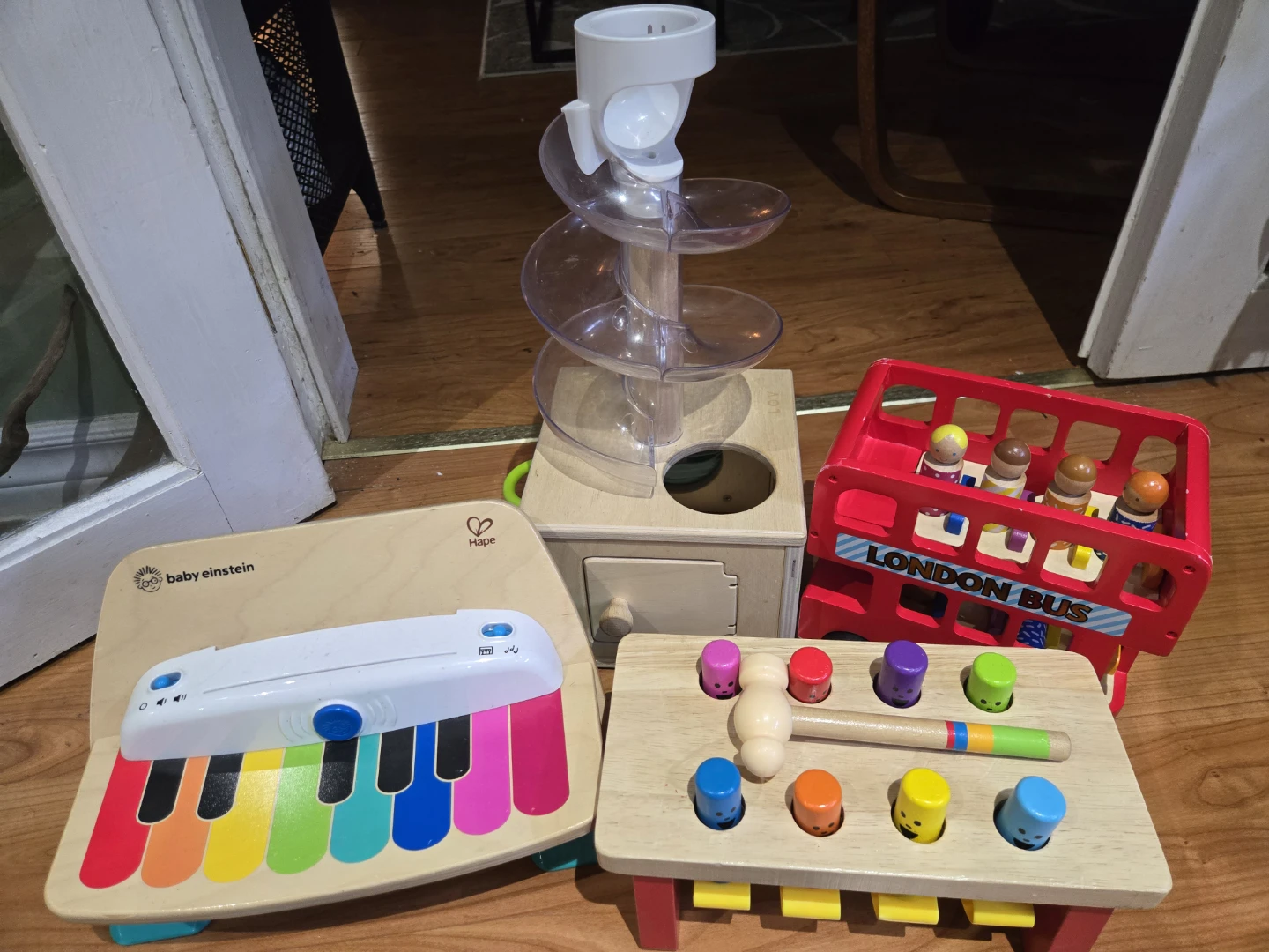Lovevery Ball Run & other baby toys set