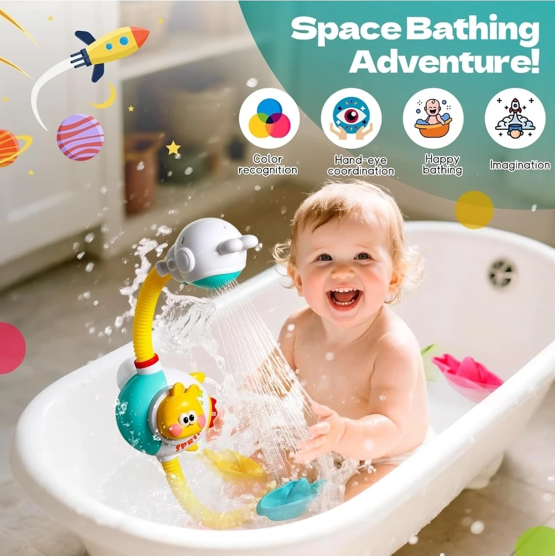 Electric Shower Bath Toys with Stacking Cups - photo 3