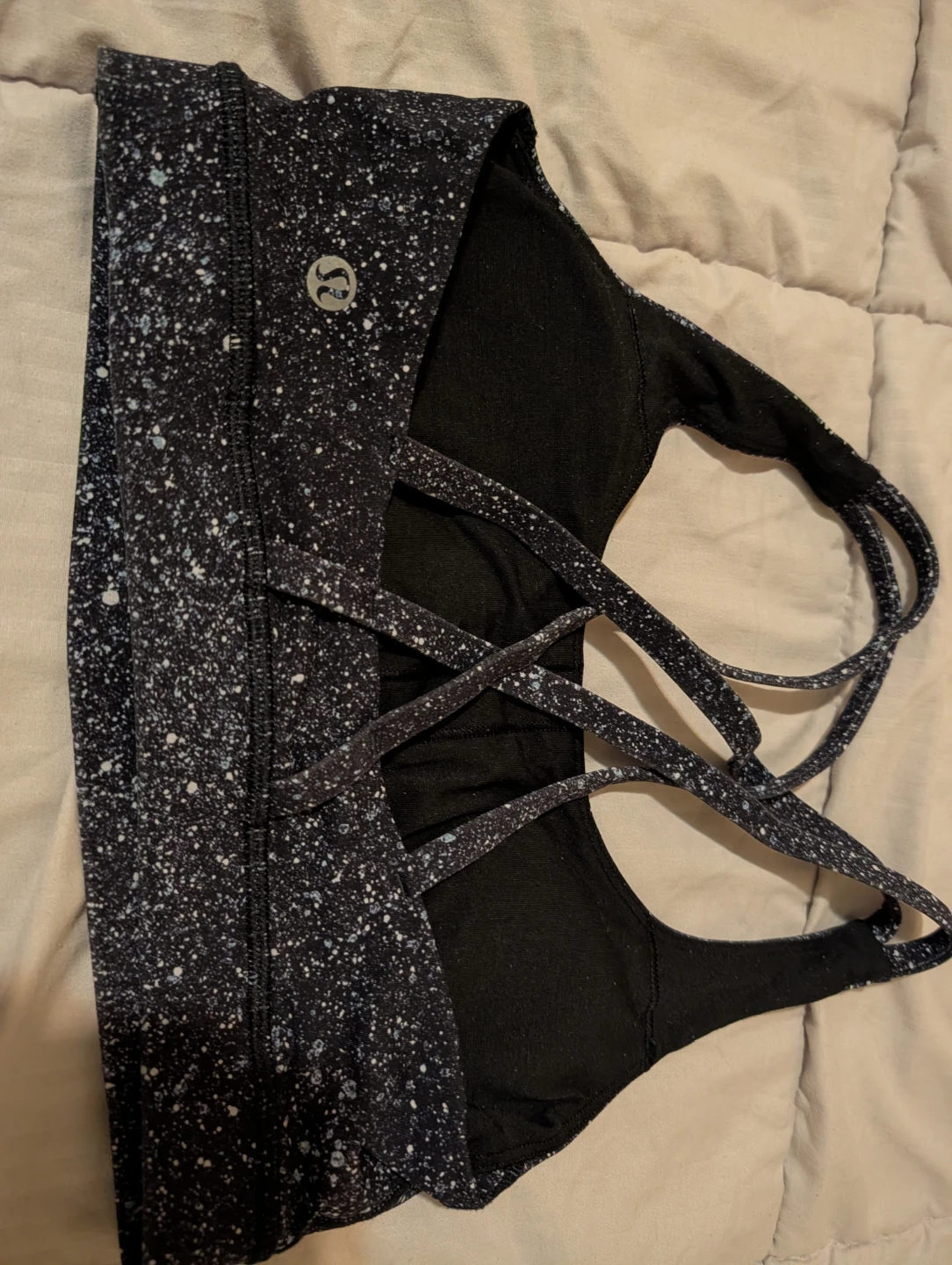 Lululemon top dots Navy Size 4🥕 - photo 2