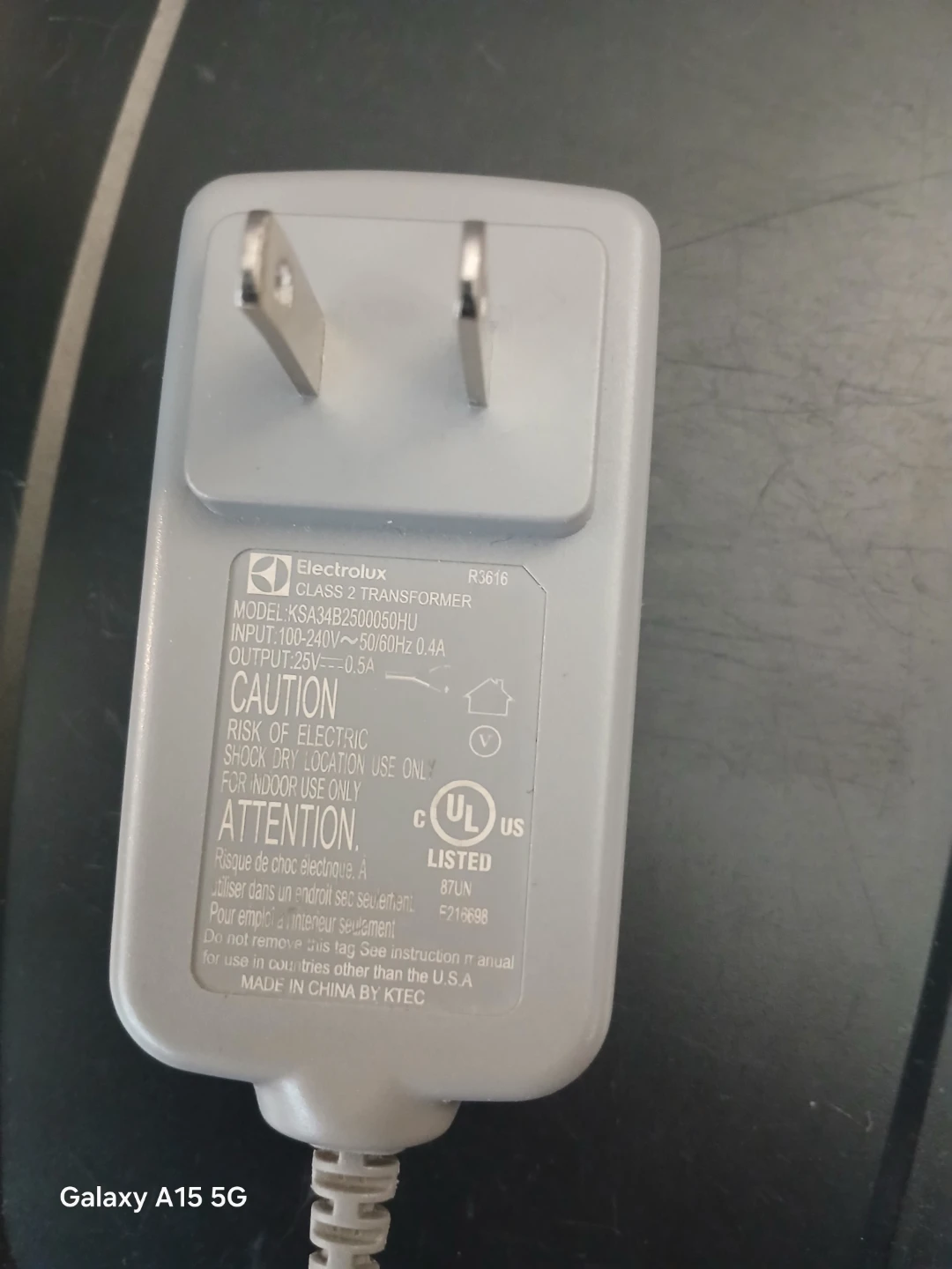Electrolux Vacuum Cleaner Charging Dock Base with Adapter - photo 2