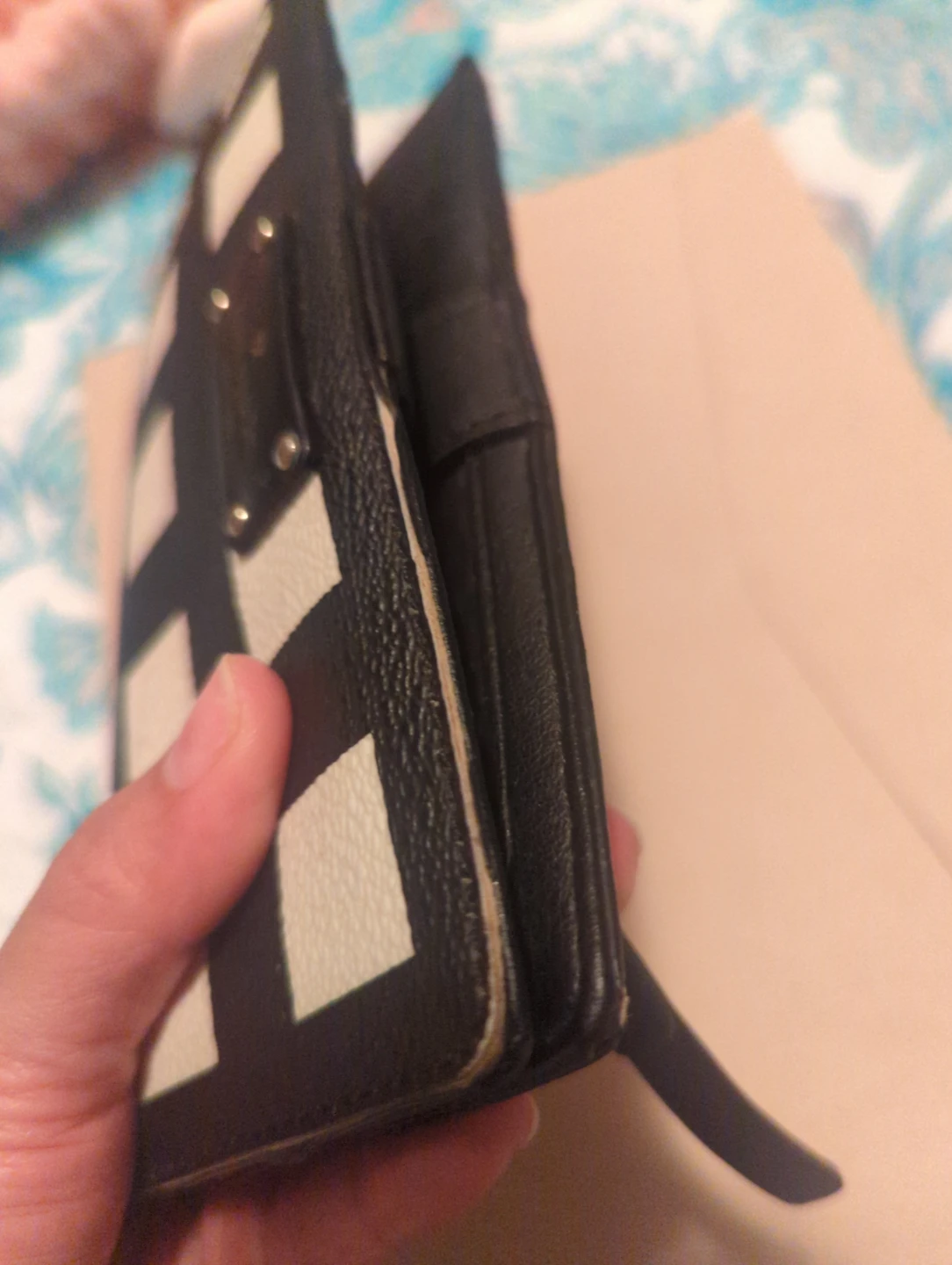 Kate Spade Wallet - Black and White Checkered - photo 5