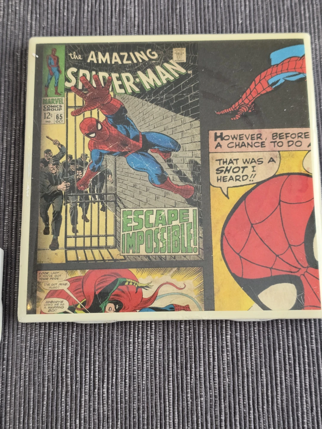 Amazing Spider-Man Comic Coasters (Set of 4)