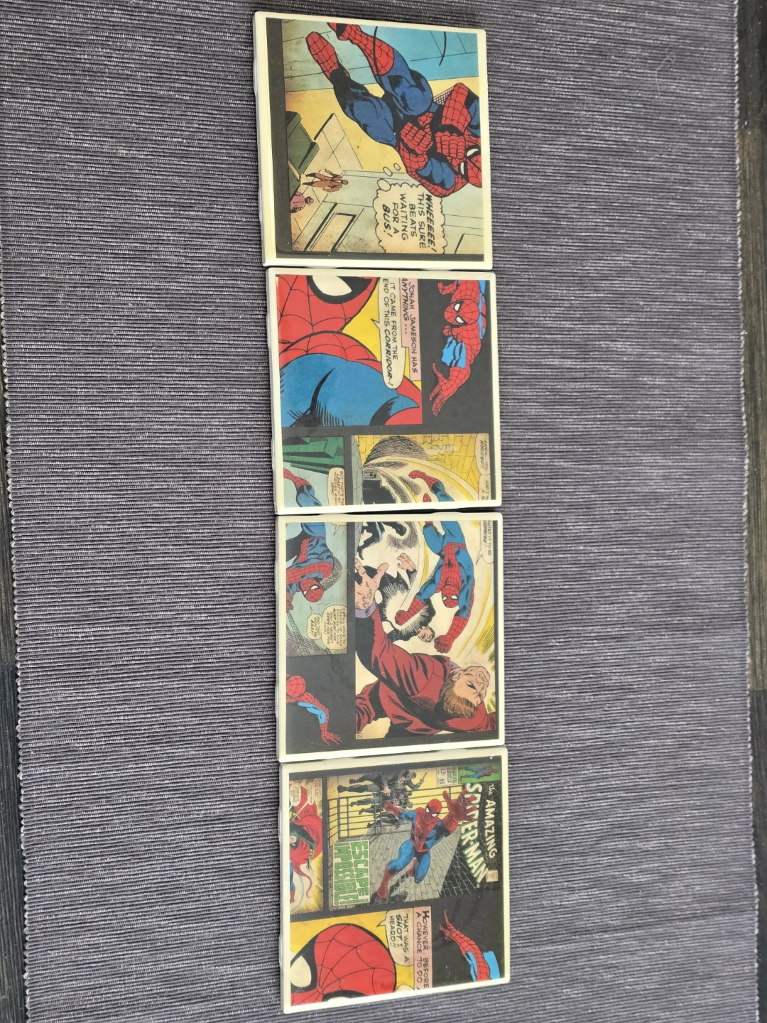 Amazing Spider-Man Comic Coasters (Set of 4) - photo 5