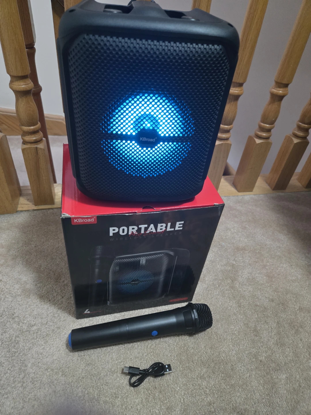 4"  Portable Wireless Speaker with Microphone