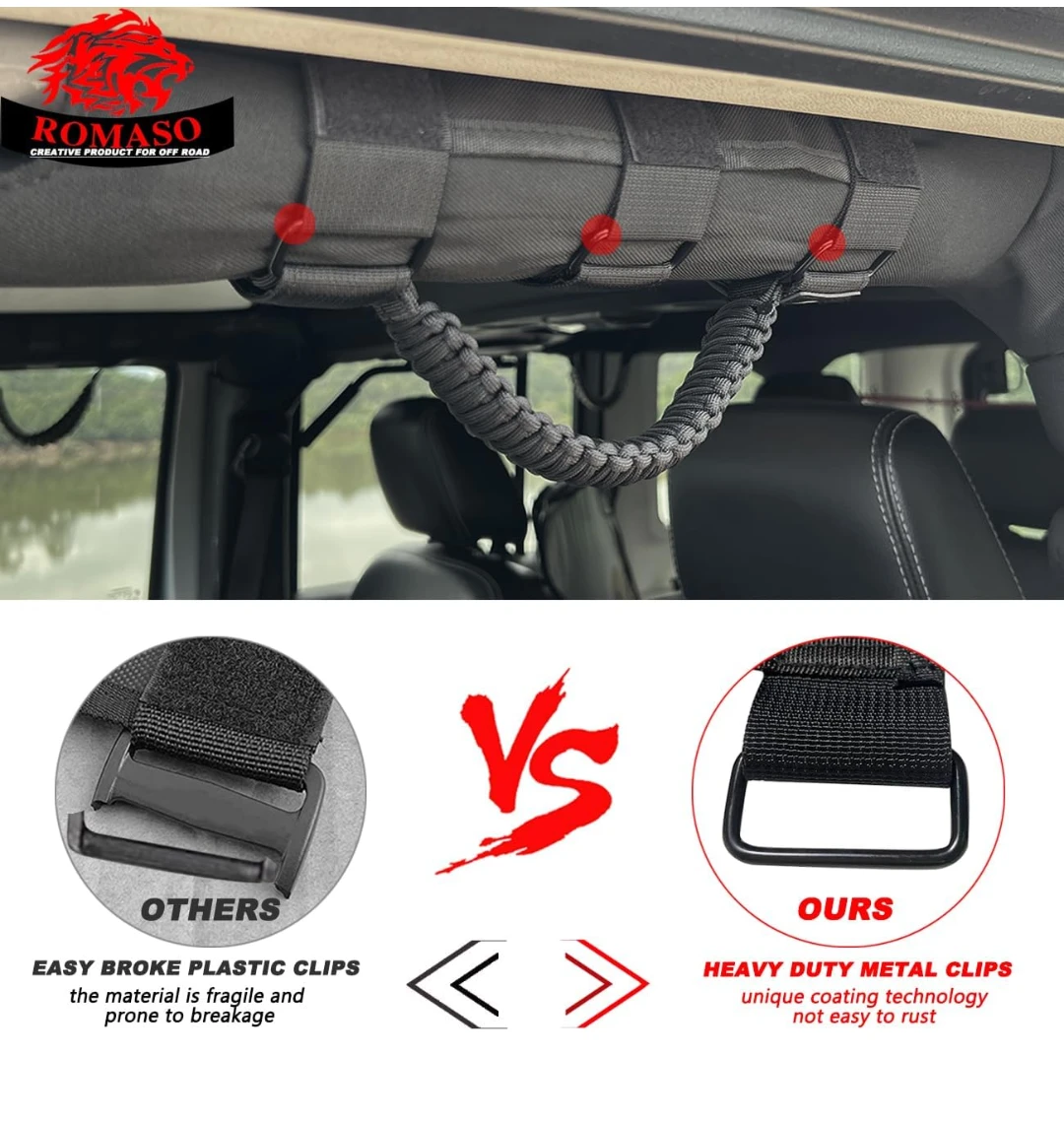 Roll Bar Grab Handle for Jeep - photo 2