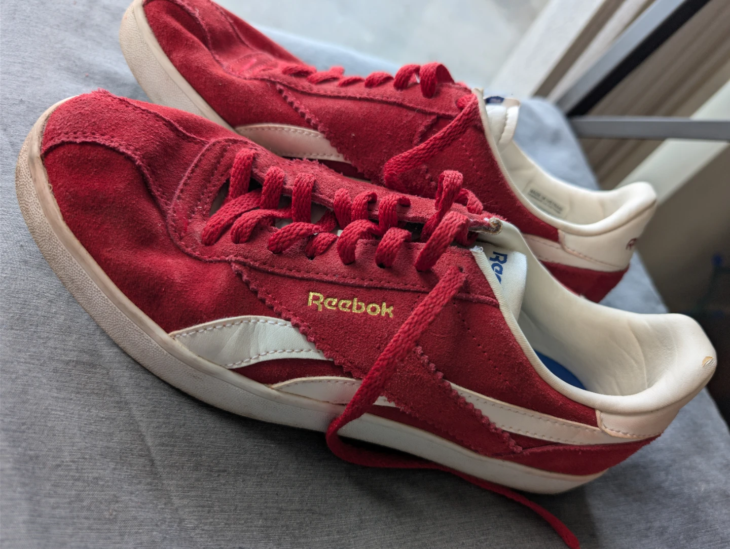 Reebok Red Suede Sneakers - photo 3