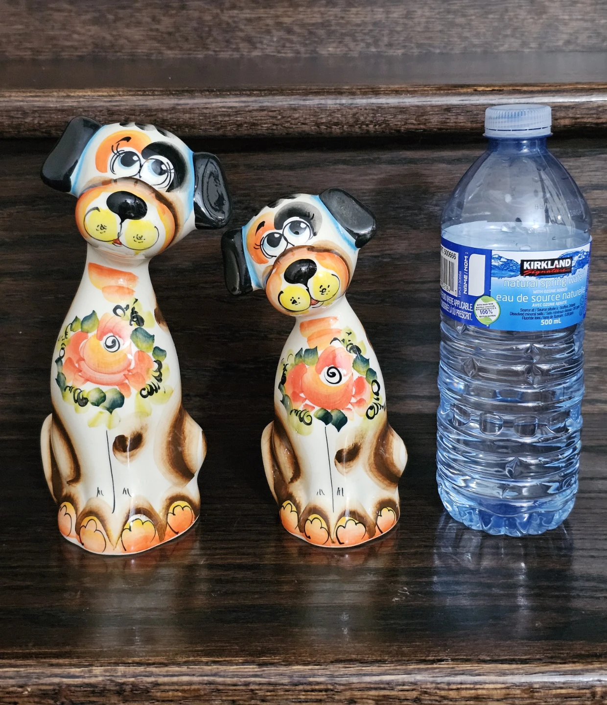 Ceramic Dog Figurines (Set of 2)