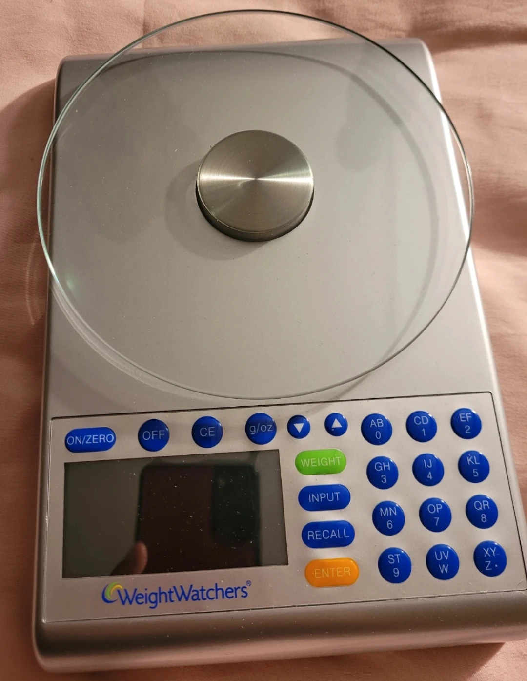 Weight Watchers Digital Kitchen Scale with Glass Plate