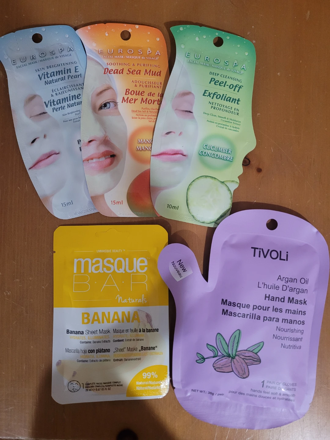 Assorted Face Masks & Hand Mask
