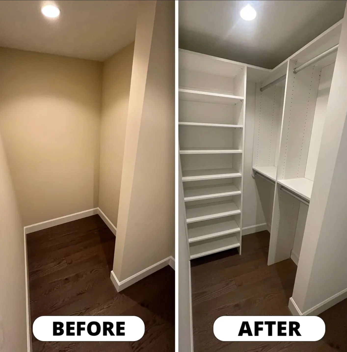 Closet System with Shelves and Drawers - photo 2