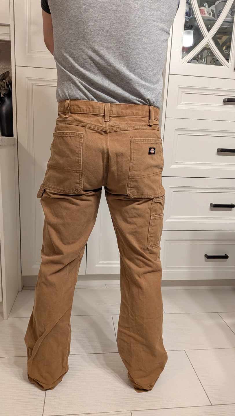 Dickies Brown Canvas Work Pants - photo 3