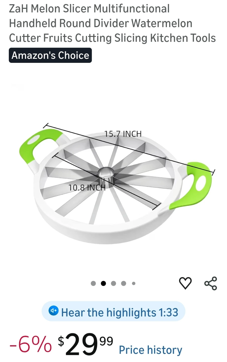 Watermelon/Cake Cutter
