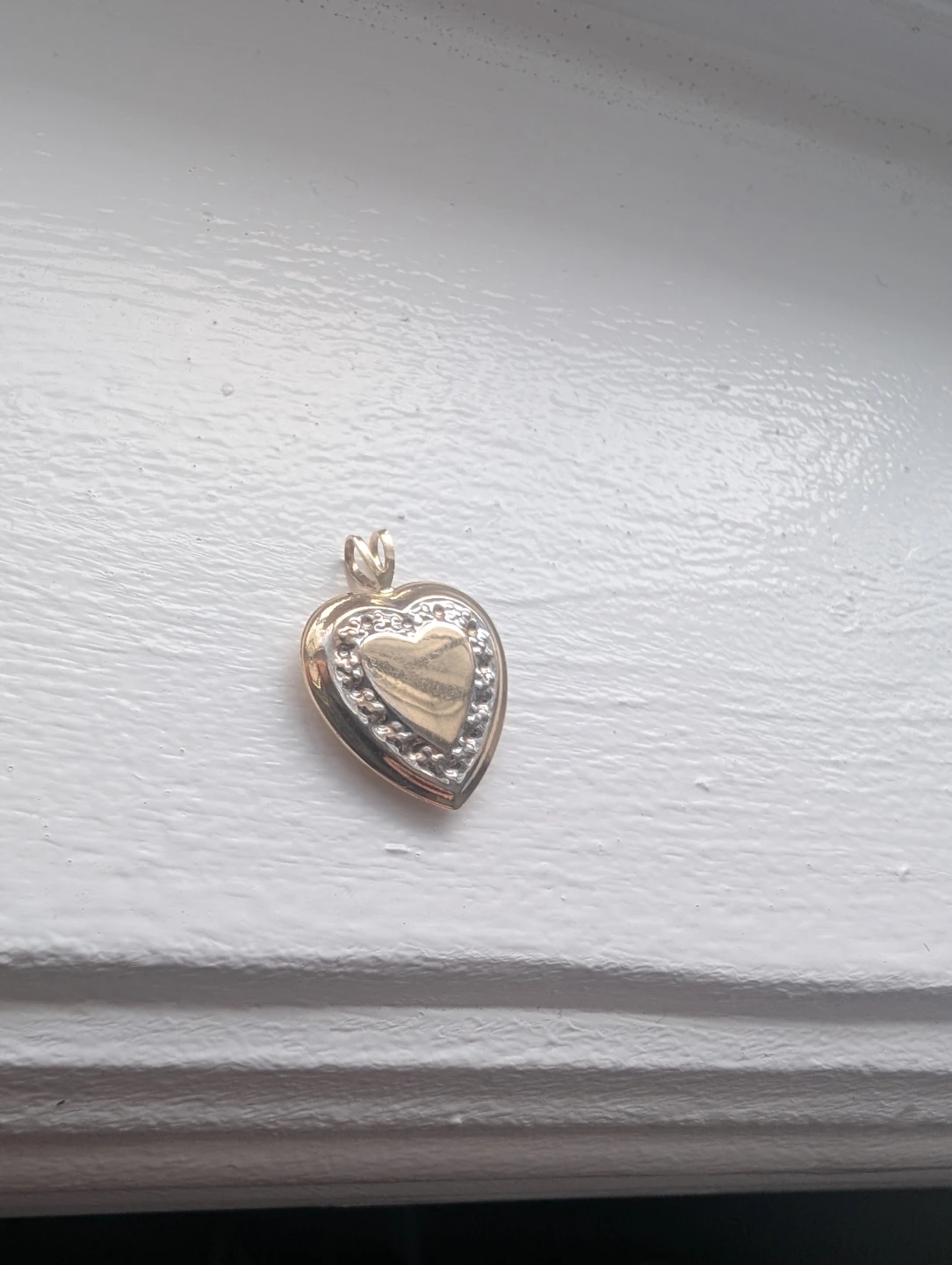 Brand New 14K Yellow Gold Heart Pendant For Sale - photo 5