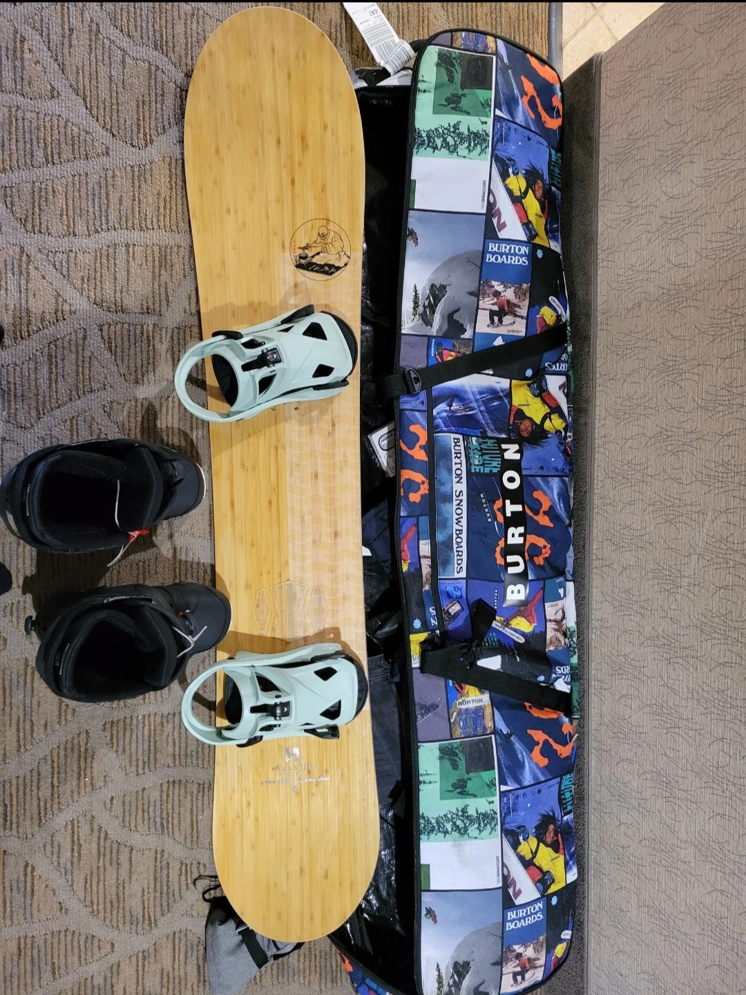 Salomon Snowboard Boots & Burton Snowboard Bindings - photo 3