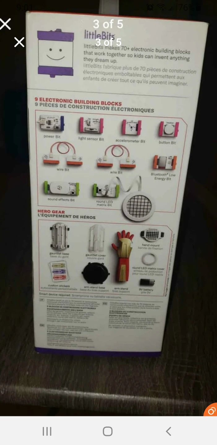 Brand new in the box  avengers hero inventor kit hard to find. - photo 2