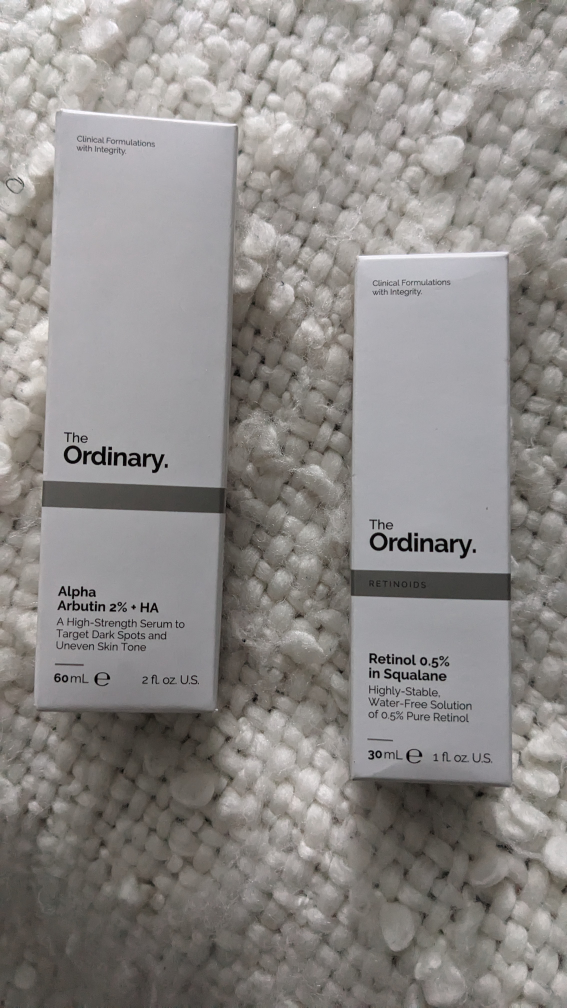 The Ordinary Alpha Arbutin 2% + HA Serum & Retinol 0.5% Serum