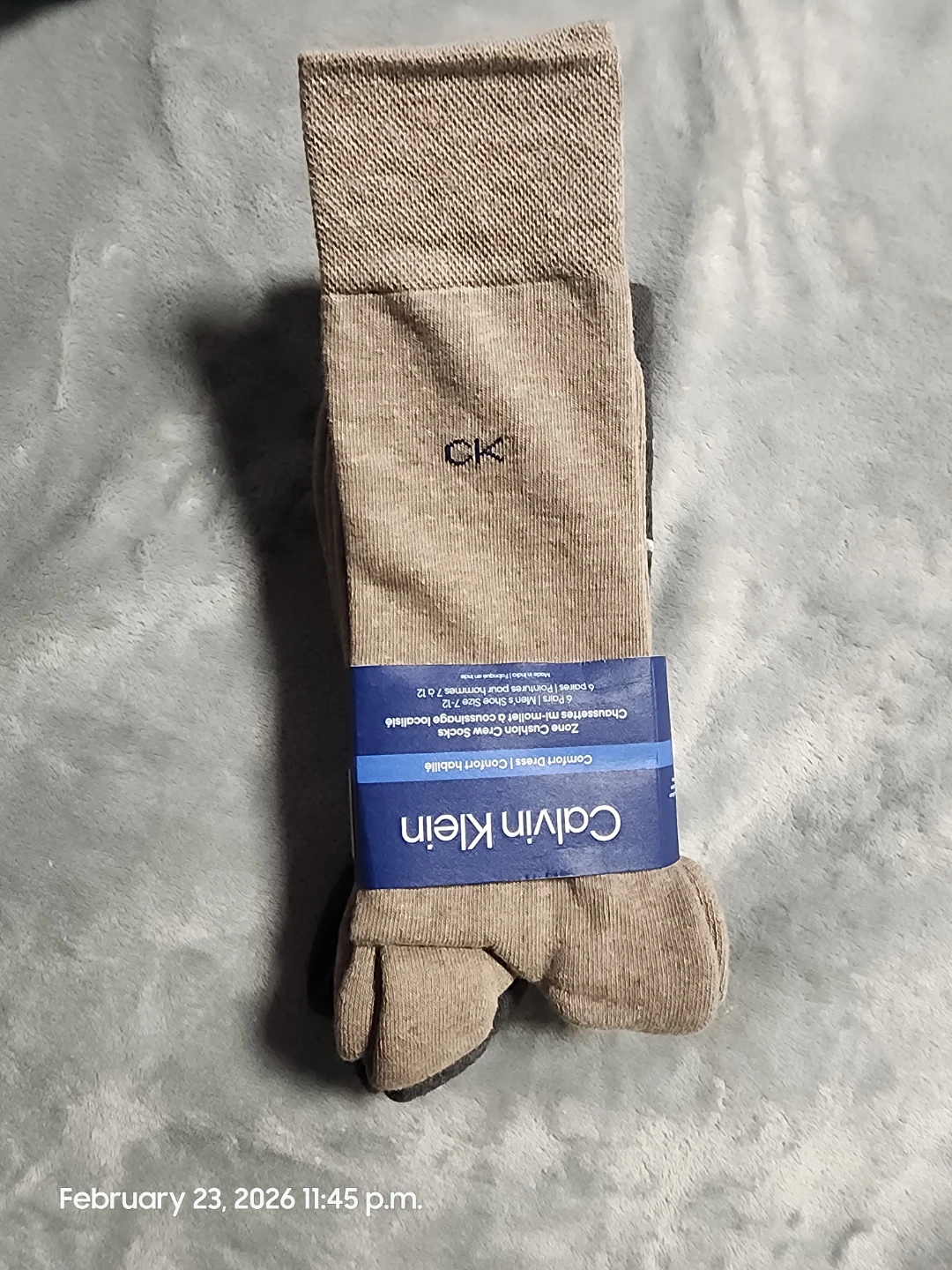 Calvin Klein Men's Zone Cushion Crew Socks Size 7-12